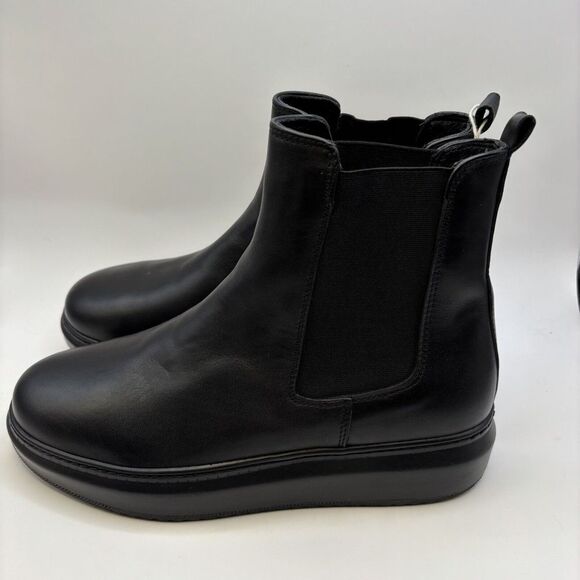 Shoes - CAFENOIR Women Black Leather Ankle Boots EUR 40 UK 6.5 US 9 $270 MSRP